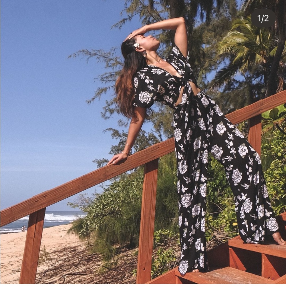 Alohiwai Set in Gardenia Print